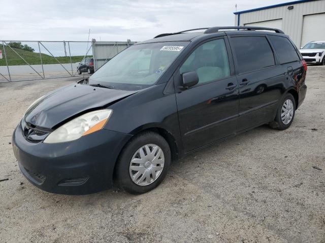 TOYOTA SIENNA CE 2008 black  gas 5TDZK23C18S127223 photo #1