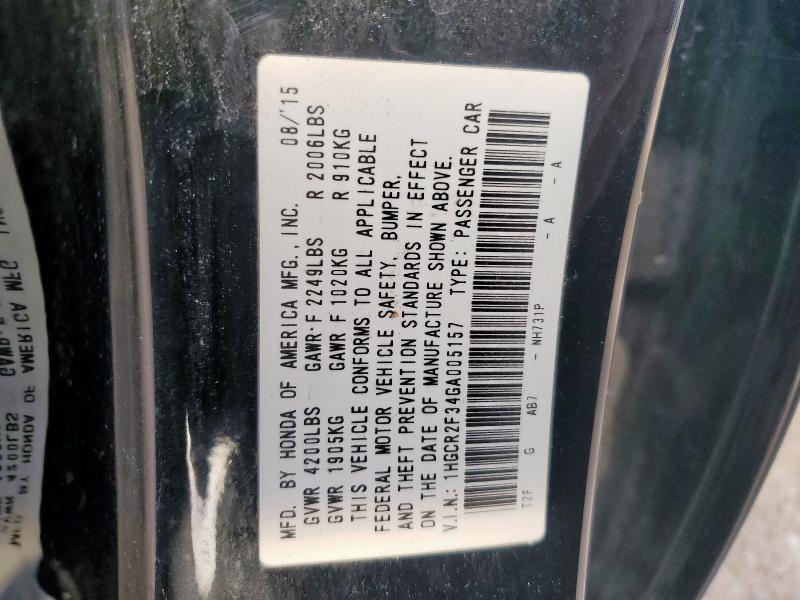 2016 HONDA ACCORD LX - 1HGCR2F34GA005157