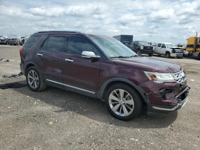 Vin: 1fm5k7f85jgc69752, lot: 55360265, ford explorer limited 20184