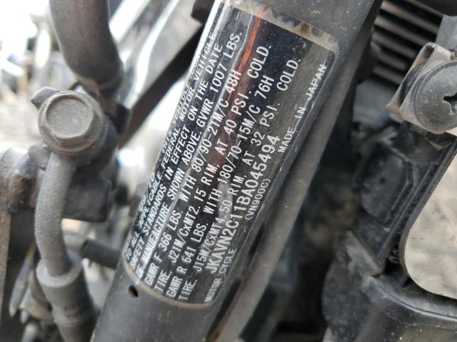 2011 KAWASAKI VN900 C JKAVN2C11BA045494
