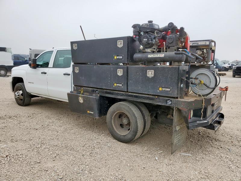 CHEVROLET SILVERADO 2017 white crew cha flexible fuel 1GB4CYCG2HF135848 photo #3