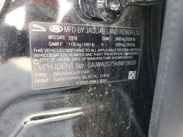 2019 JAGUAR XJL PORTFO SAJWA2G75K8W19608