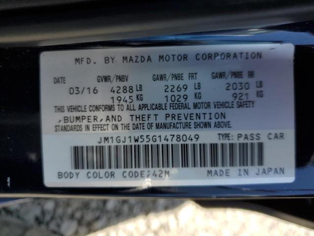 2016 MAZDA 6 GRAND TO - JM1GJ1W55G1478049