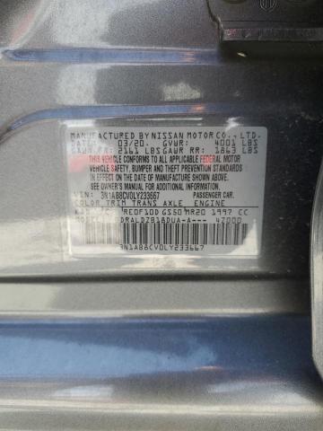 2020 NISSAN SENTRA SV 3N1AB8CV0LY233667