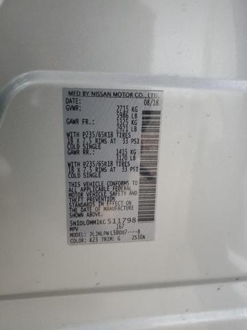 2019 INFINITI QX60 LUXE 5N1DL0MM1KC511798