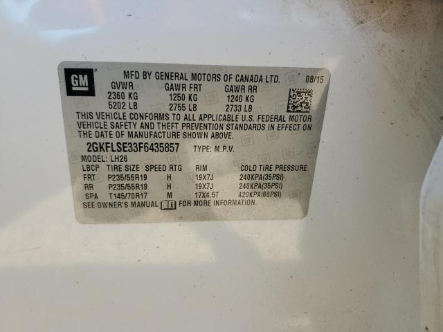2015 GMC TERRAIN SL - 2GKFLSE33F6435857