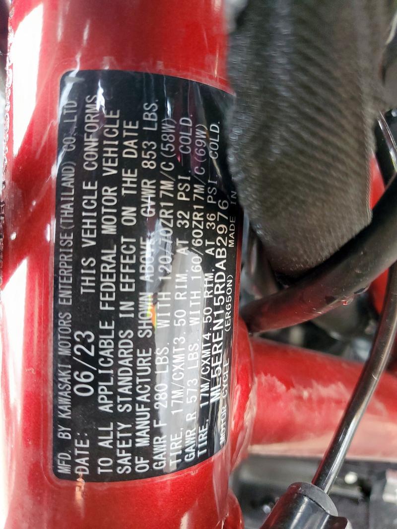 2024 KAWASAKI ER650 N ML5EREN15RDAB2976