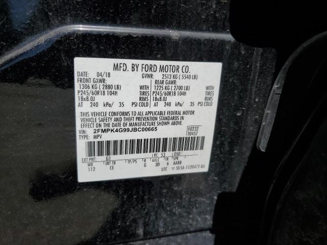 2018 FORD EDGE SE - 2FMPK4G99JBC00665