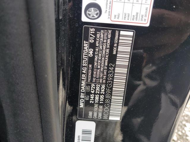 2015 MERCEDES-BENZ C 350 4MAT WDDGJ8JB9FG398342