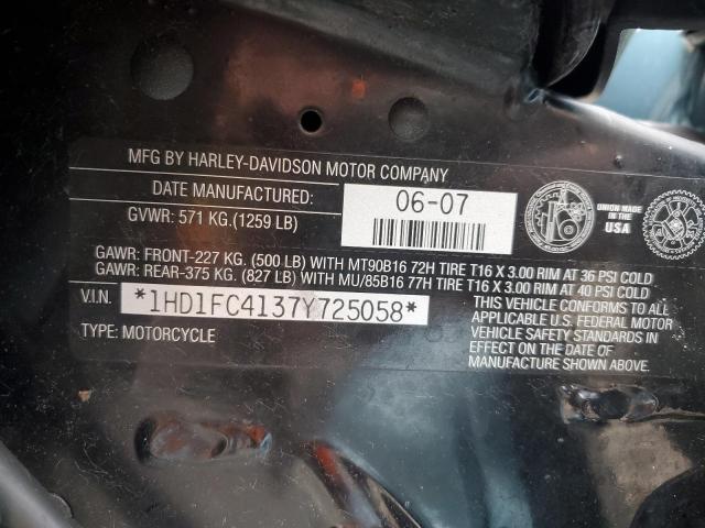 2007 HARLEY-DAVIDSON FLHTCUI 1HD1FC4137Y725058