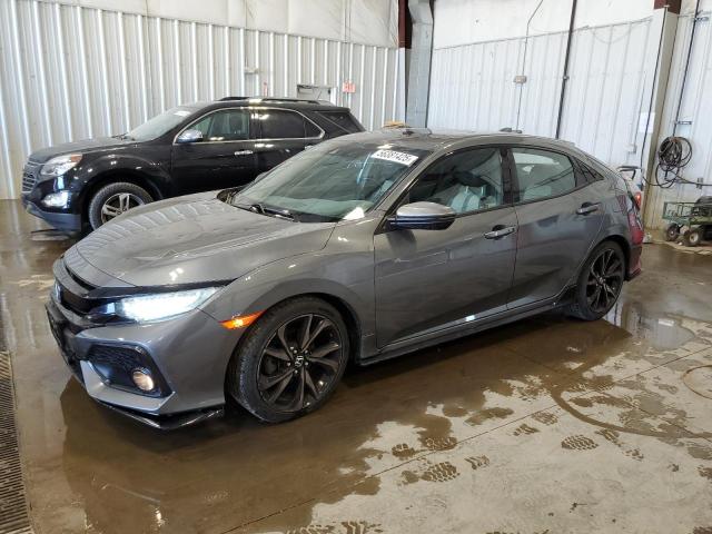 Vin: shhfk7h93ku201023, lot: 56381425, honda civic sport touring 2019 img_1