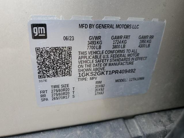 2023 GMC YUKON XL K - 1GKS2GKT1PR409492