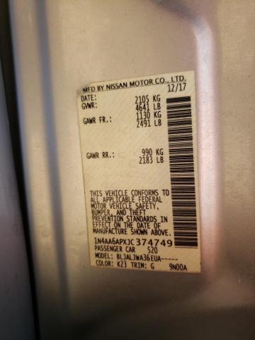 2018 NISSAN MAXIMA 3.5 - 1N4AA6APXJC374749