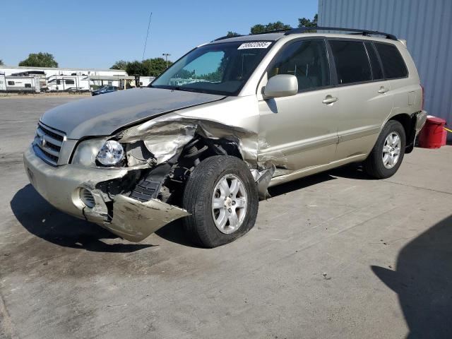 TOYOTA HIGHLANDER 2001 beige  gas JTEGD21A110010216 photo #1