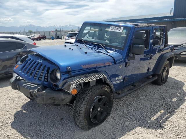 JEEP WRANGLER U 2009 blue  gas 1J4GA39109L739495 photo #1