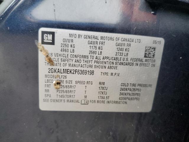 2015 GMC TERRAIN SL 2GKALMEK2F6369198