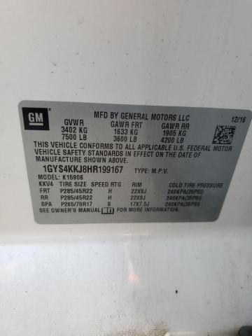 2017 CADILLAC ESCALADE E 1GYS4KKJ8HR199167