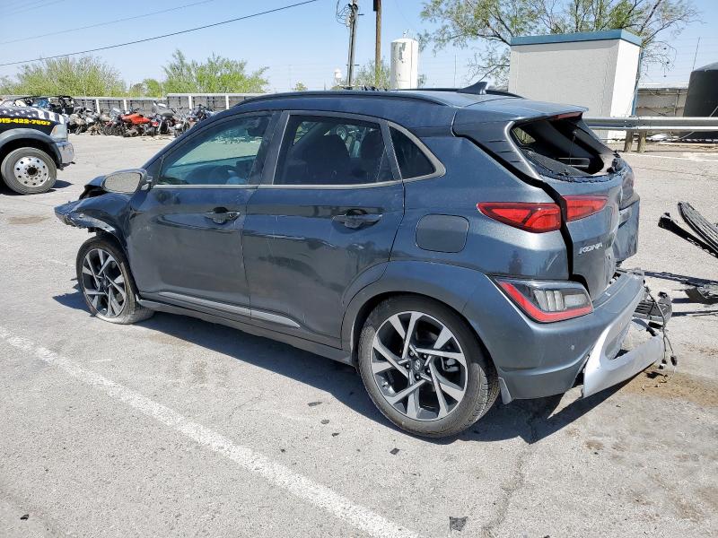 Vin: km8k53a36nu878449, lot: 56783355, hyundai kona limited 20222
