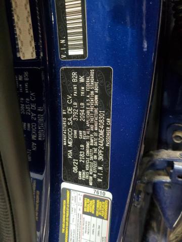 2021 KIA FORTE FE - 3KPF24AD0ME408301