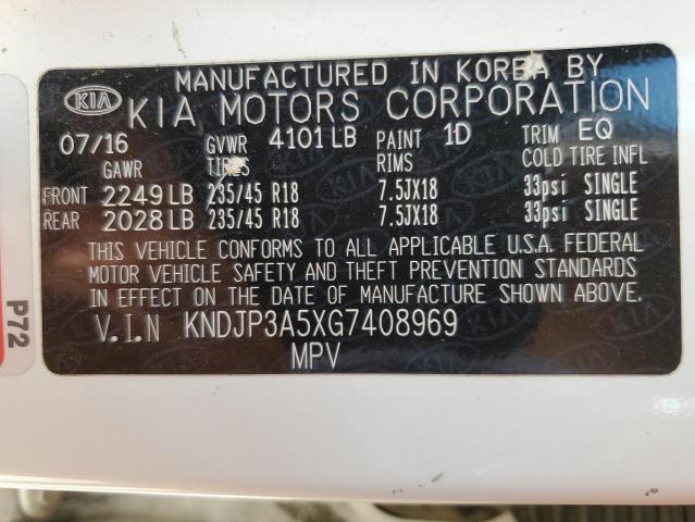 2016 KIA SOUL + KNDJP3A5XG7408969