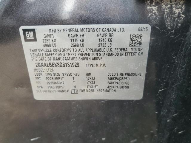 2016 CHEVROLET EQUINOX LS - 2GNALBEK8G6131929