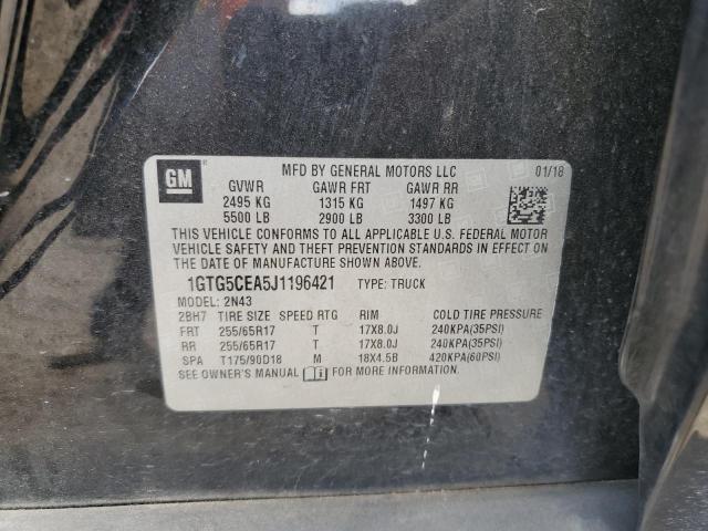 2018 GMC CANYON SLE - 1GTG5CEA5J1196421