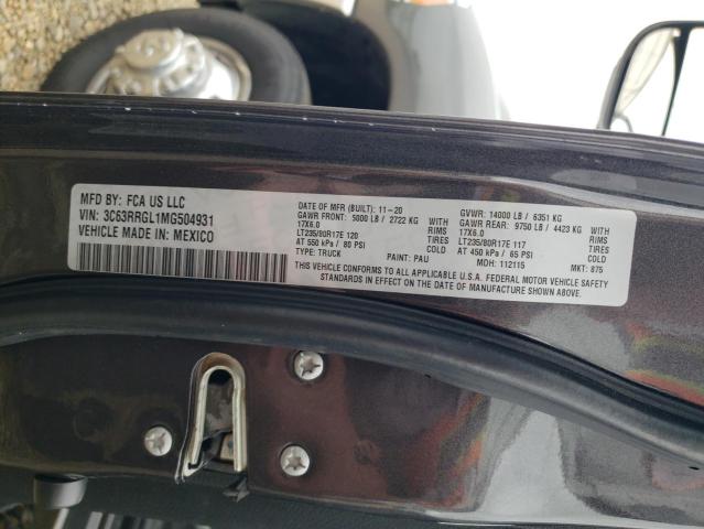 2021 RAM 3500 TRADE 3C63RRGL1MG504931