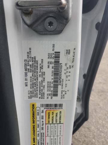 2015 FORD FUSION TIT 3FA6P0K9XFR310379