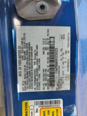 2017 FORD MUSTANG - 1FA6P8AMXH5224323