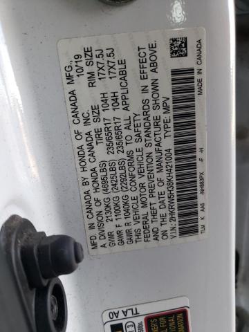 2019 HONDA CR-V LX - 2HKRW5H38KH421004