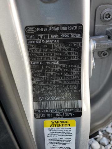 2017 LAND ROVER DISCOVERY - SALCP2BG4HH715853