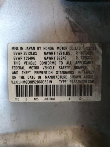 2013 HONDA FIT SPORT - JHMGE8H52DC035219