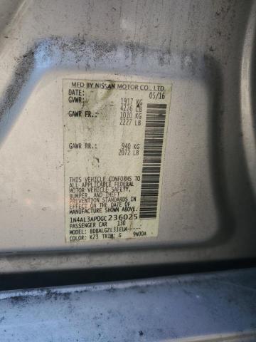 2016 NISSAN ALTIMA 2.5 - 1N4AL3AP0GC236025