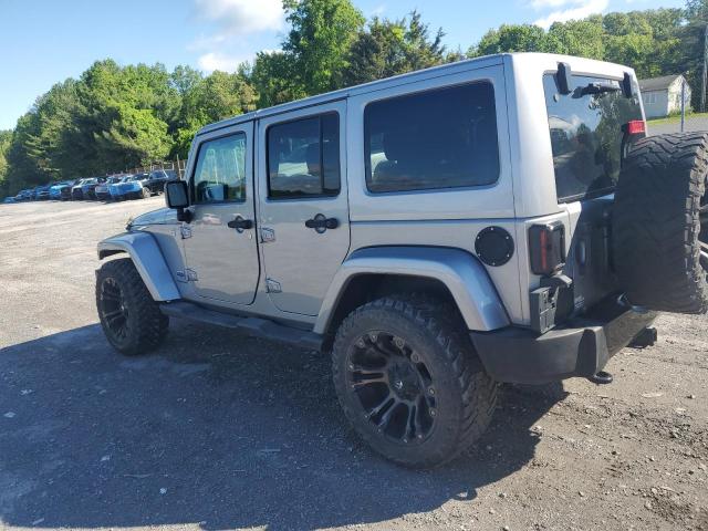 JEEP WRANGLER U 2014 silver  flexible fuel 1C4HJWEG4EL203049 photo #3