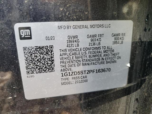 2023 CHEVROLET MALIBU 1G1ZD5ST2PF163670
