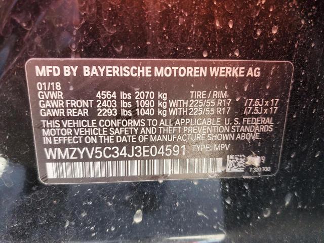 2018 MINI COOPER COU WMZYV5C34J3E04591
