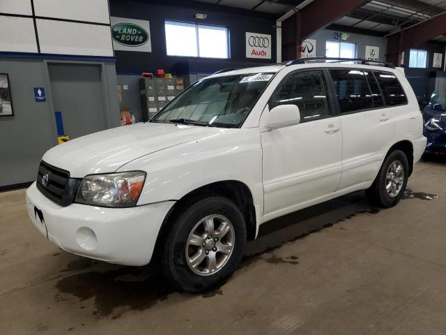 TOYOTA HIGHLANDER 2005 white 4dr spor gas JTEEP21A450075016 photo #1