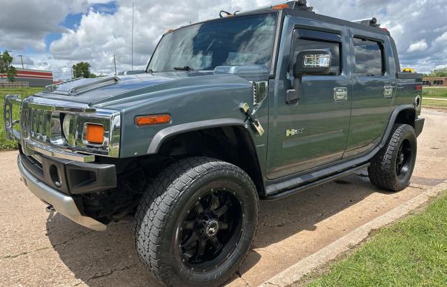 HUMMER H2 SUT 2005 blue 4dr spor gas 5GRGN22UX5H107012 photo #3