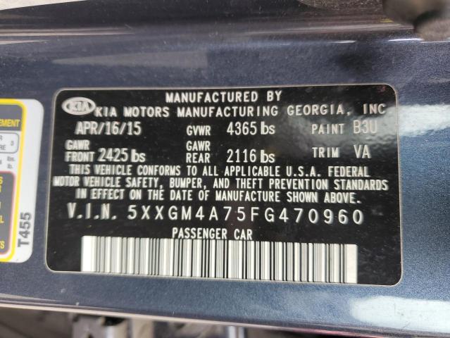 2015 KIA OPTIMA LX 5XXGM4A75FG470960