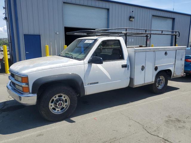 CHEVROLET GMT-400 C3 2000 white  gas 1GBGC34R8YF477613 photo #1