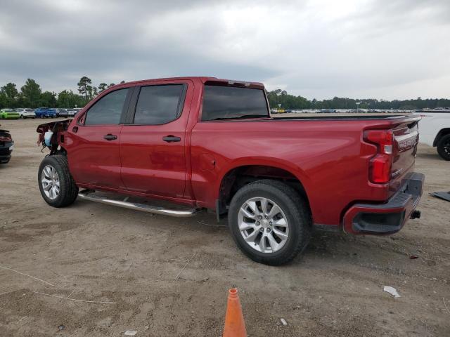 CHEVROLET SILVERADO 2021 burgundy  gas 1GCPWBEK1MZ180321 photo #3