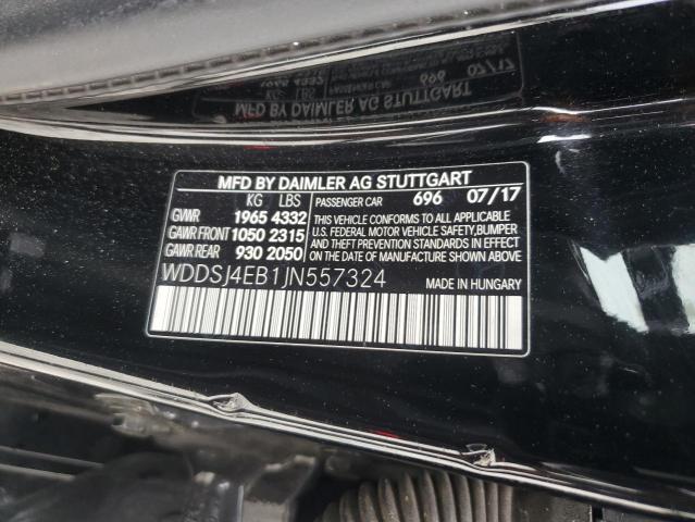 2018 MERCEDES-BENZ CLA 250 - WDDSJ4EB1JN557324
