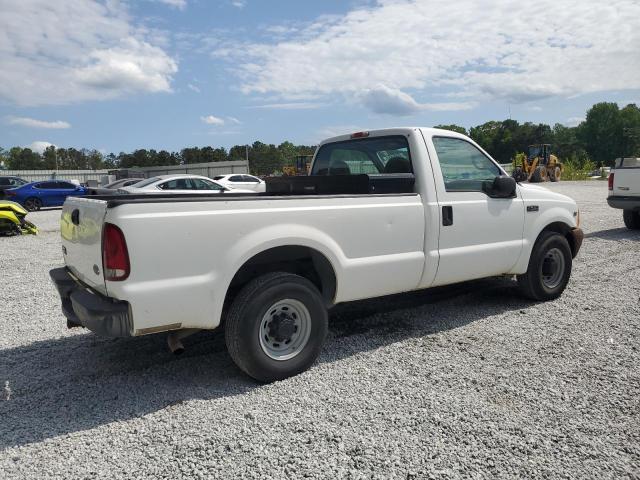 FORD F250 SUPER 2001 white pickup gas 1FTNF20LX1ED00434 photo #4