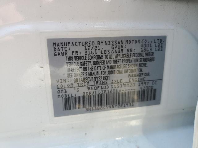 2022 NISSAN SENTRA SV - 3N1AB8CV4NY221931