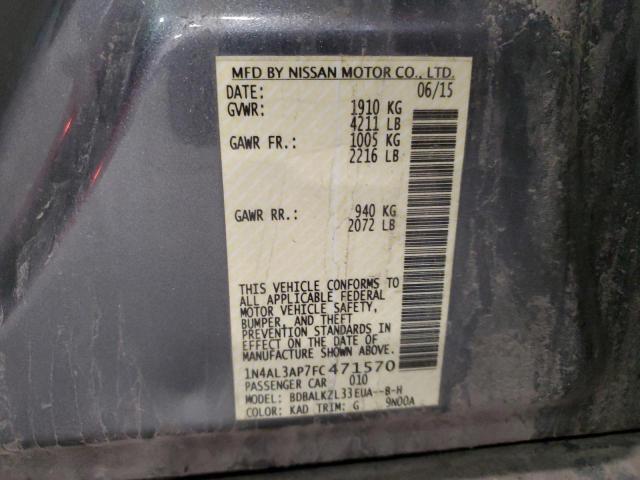 2015 NISSAN ALTIMA 2.5 - 1N4AL3AP7FC471570