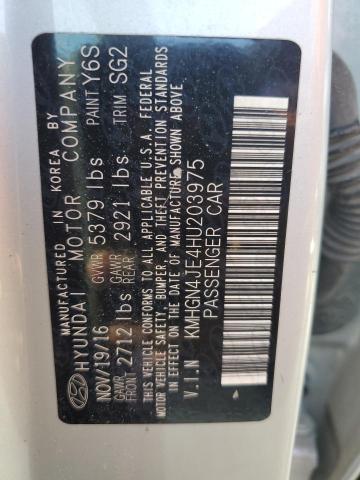 2017 GENESIS G80 BASE KMHGN4JE4HU203975