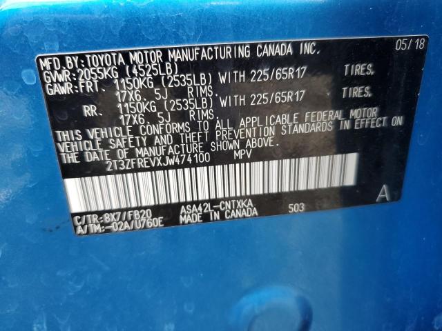 2018 TOYOTA RAV4 LE - 2T3ZFREVXJW474100