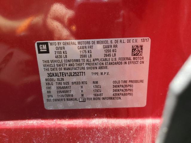 2018 GMC TERRAIN SL - 3GKALTEV1JL252771