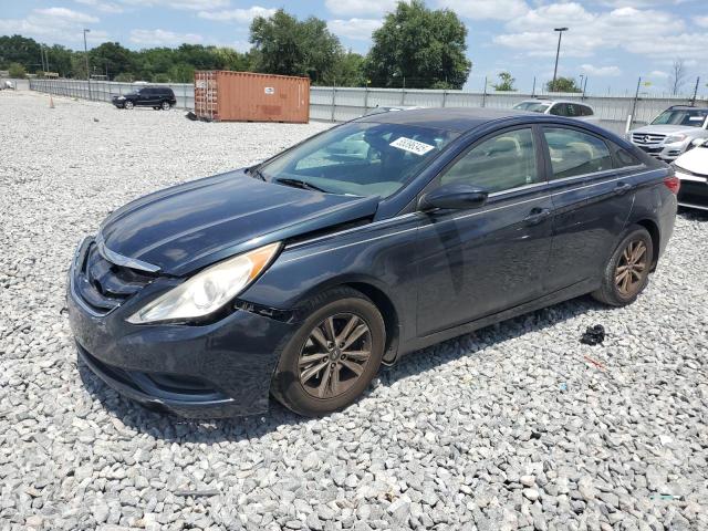 HYUNDAI SONATA GLS 2012 blue  gas 5NPEB4AC3CH422979 photo #1