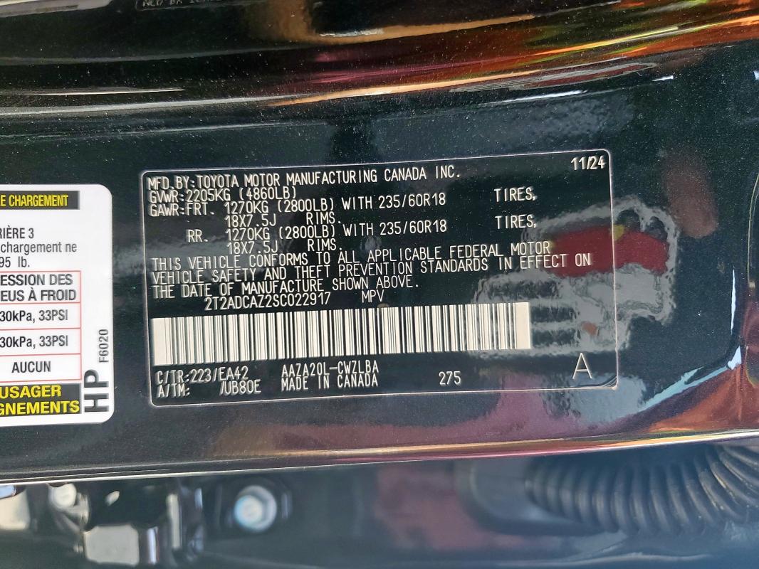 2025 LEXUS NX 250 BAS 2T2ADCAZ2SC022917